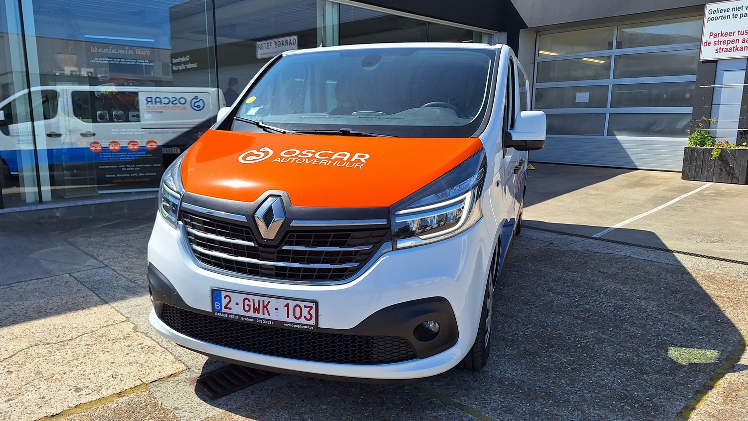 Renault Trafic met zes zitplaatsen in het huuraanbod