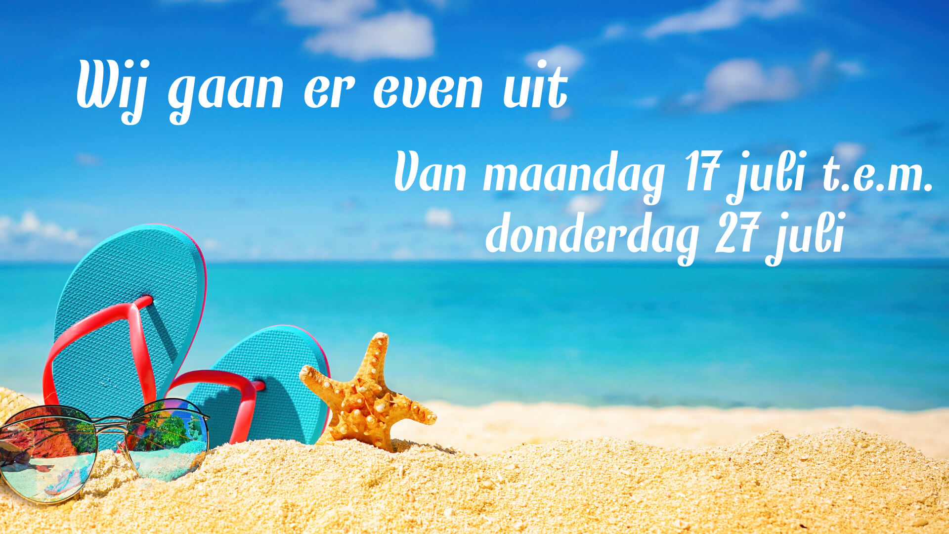Zomerverlof bij Garage Peter in juli 2023